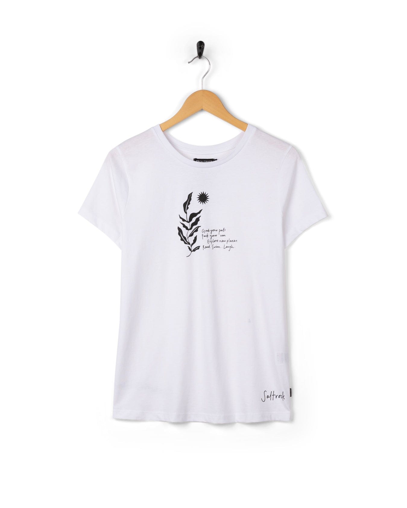 Nala - Womens Short Sleeved T-Shirt - White