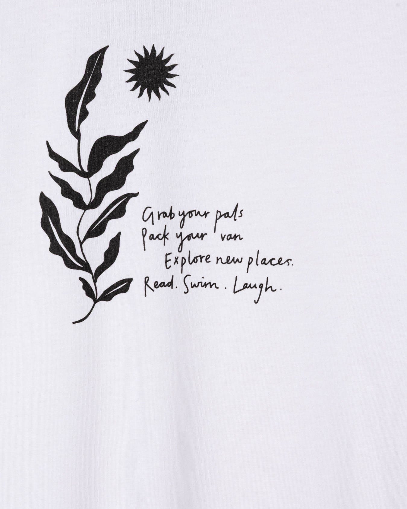 Nala - Womens Short Sleeved T-Shirt - White