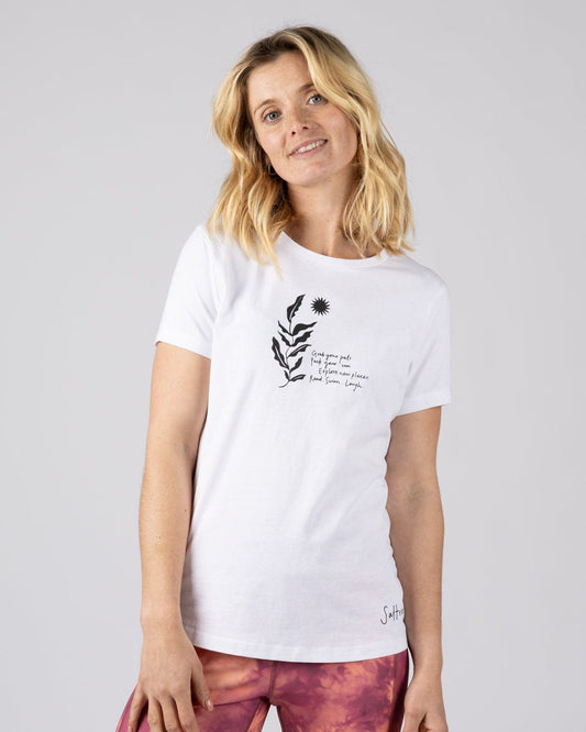 Nala - Womens Short Sleeved T-Shirt - White