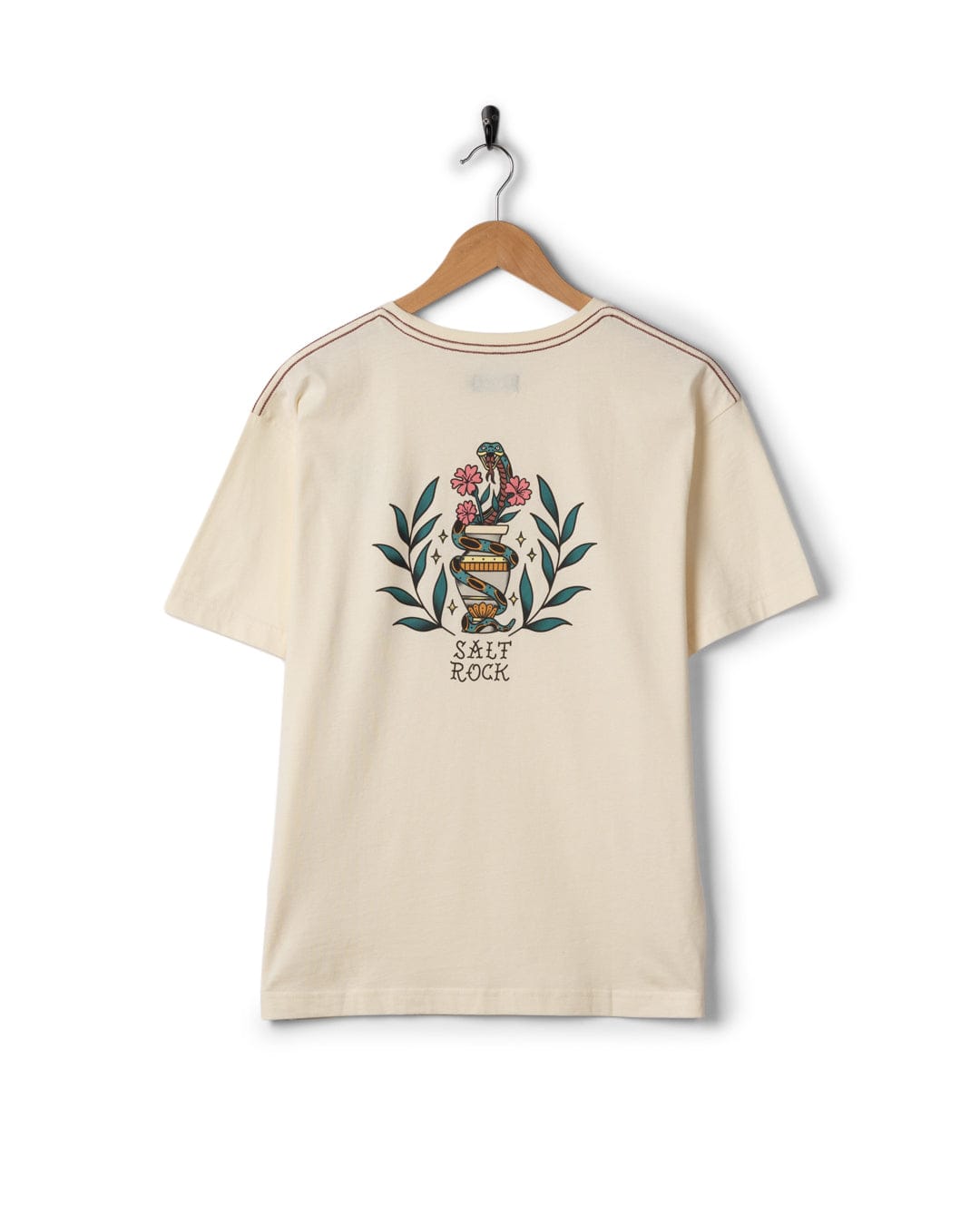 Yesterday's Youth Womens Oversized Short Sleeve T-Shirt in Cream
