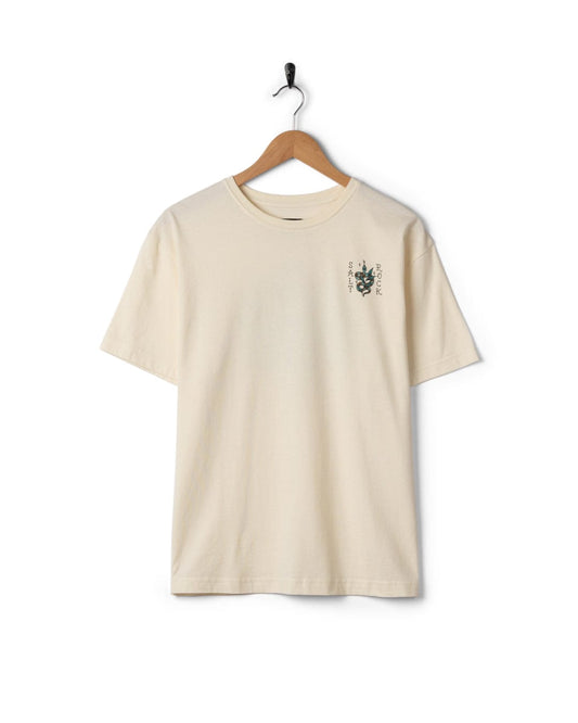 Yesterdays Youth Womens Oversized Short Sleeve T-Shirt in Cream