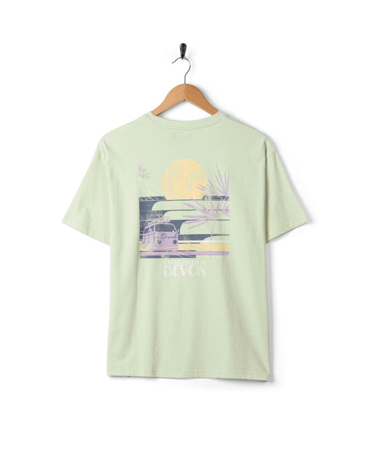Poster Location Devon - Women's Oversized Short Sleeve T-Shirt - Light Green