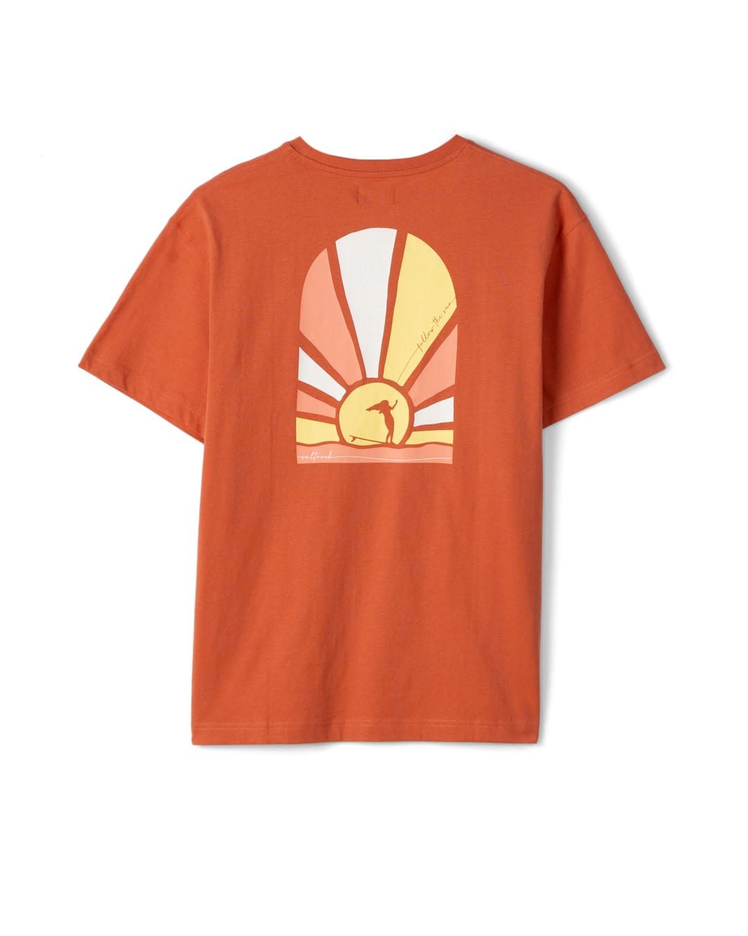Helios Womens Oversized T-Shirt in Orange