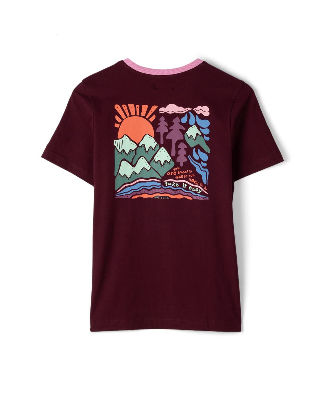 Take It Easy - Classic S/S Tee - DARK PURPLE