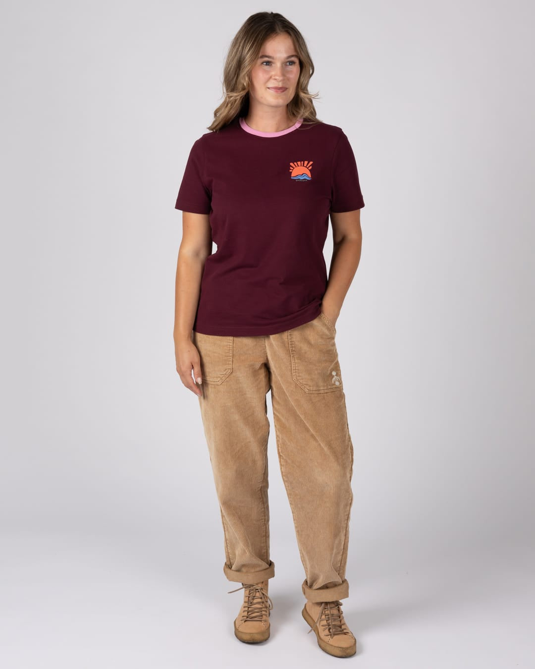 Take It Easy - Classic S/S Tee - DARK PURPLE