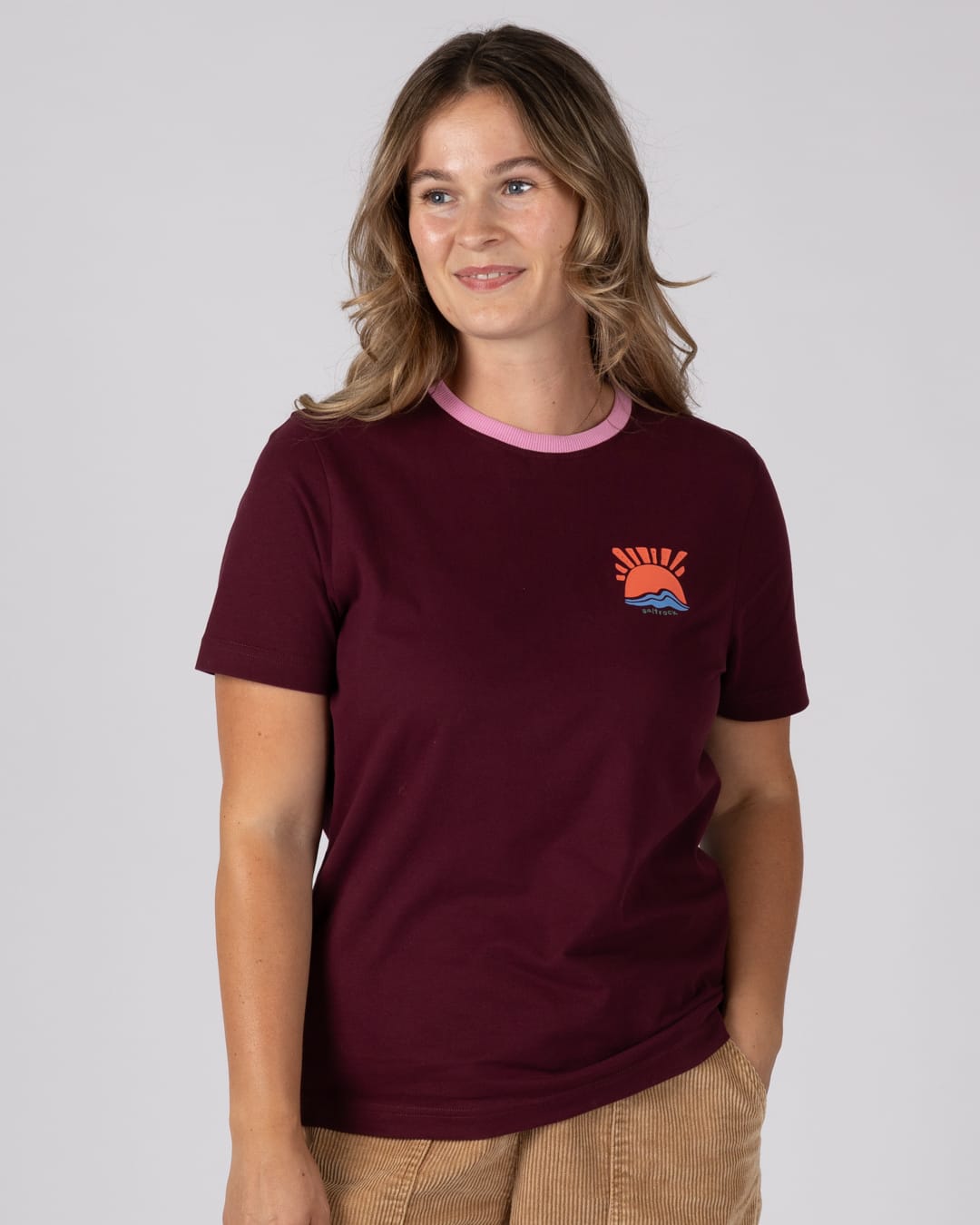 Take It Easy - Classic S/S Tee - DARK PURPLE