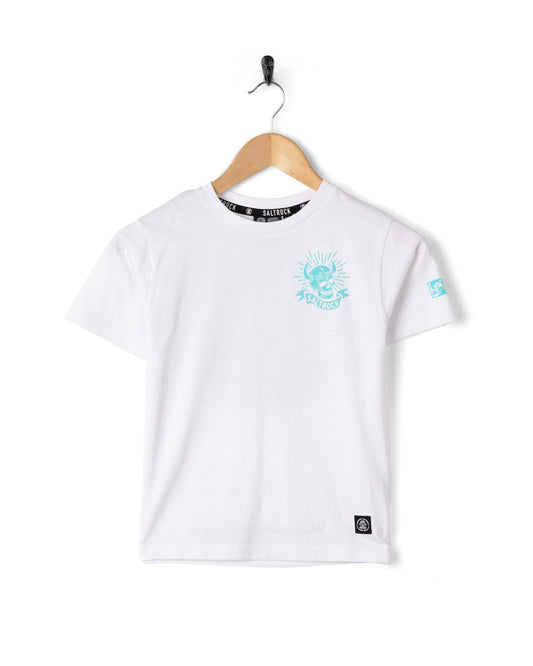 Fire Water Colour - Kids T-Shirt - White