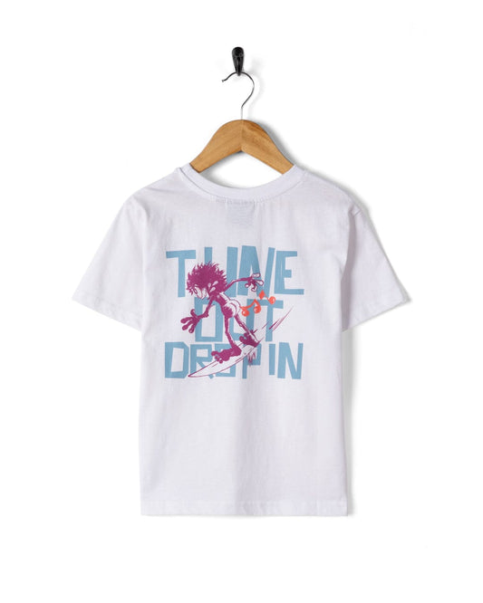 Tune Out - Kids T-Shirt - White