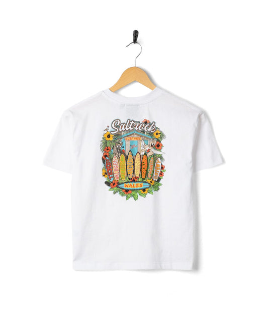 Surf Shack Wales  - Kids Short Sleeve T-shirt - White