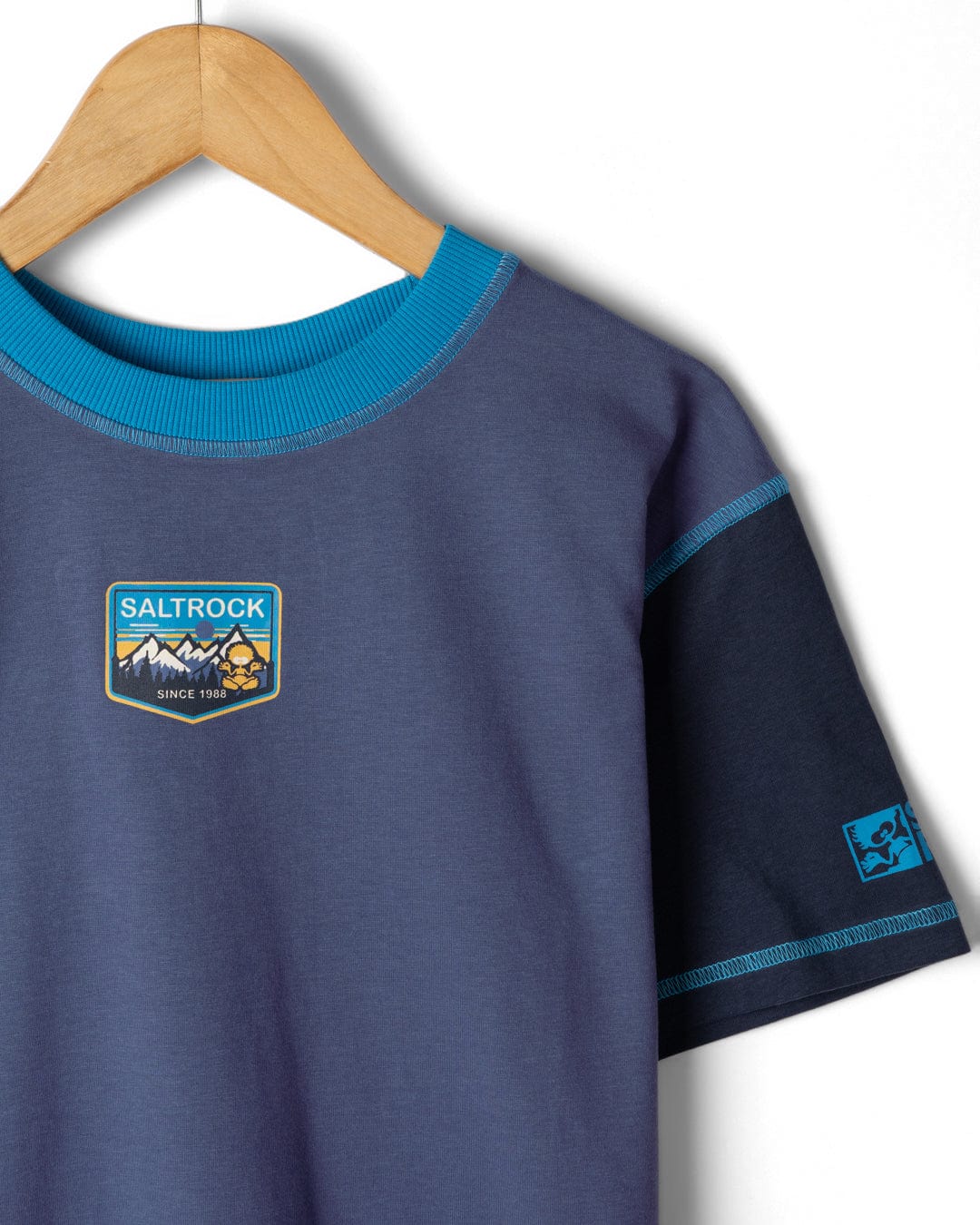 Uplands Tok - Kids Oversized Short Sleeve T-Shirt - Purple