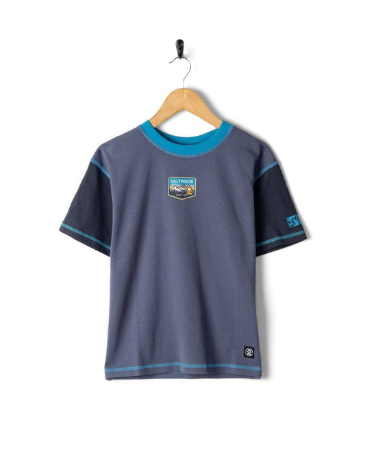 Uplands Tok - Kids Oversized Short Sleeve T-Shirt - Purple