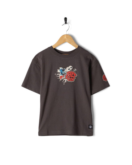 Creeper Cruise Control - Kids Oversized Short Sleeve T-Shirt - Black