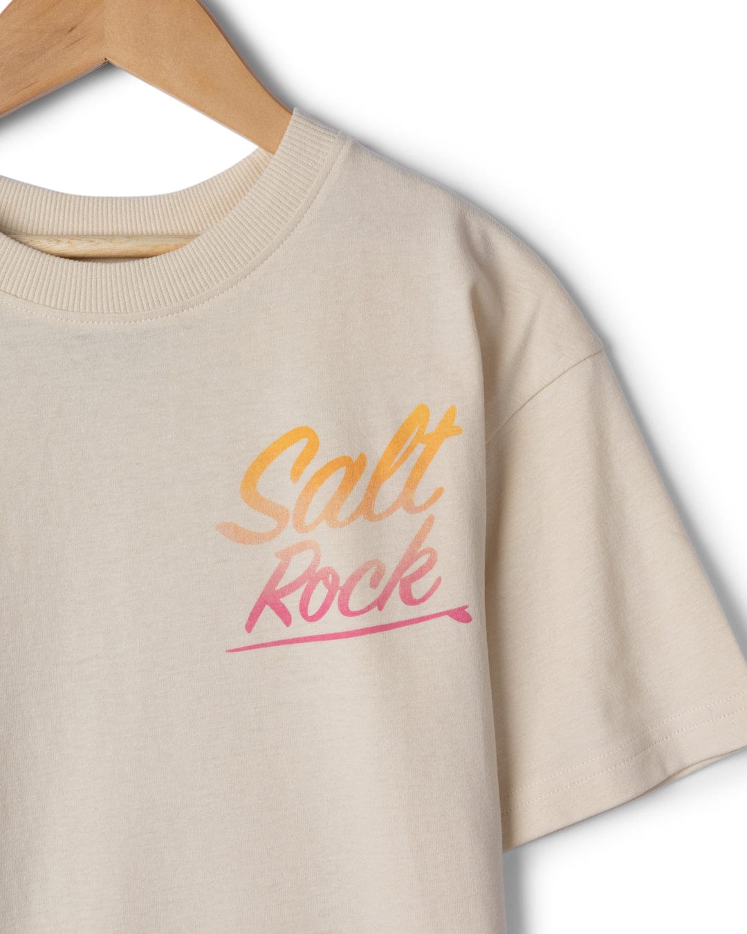 Creep Club Gradient Kids Oversized Short Sleeve T-Shirt in Cream