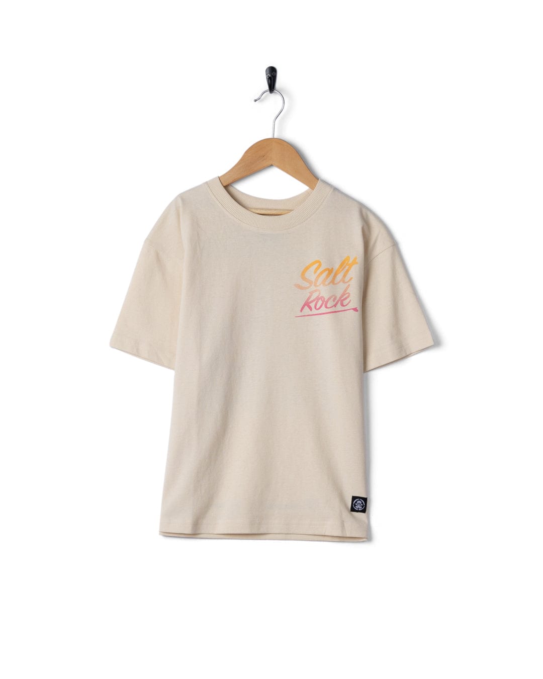 Creep Club Gradient Kids Oversized Short Sleeve T-Shirt in Cream