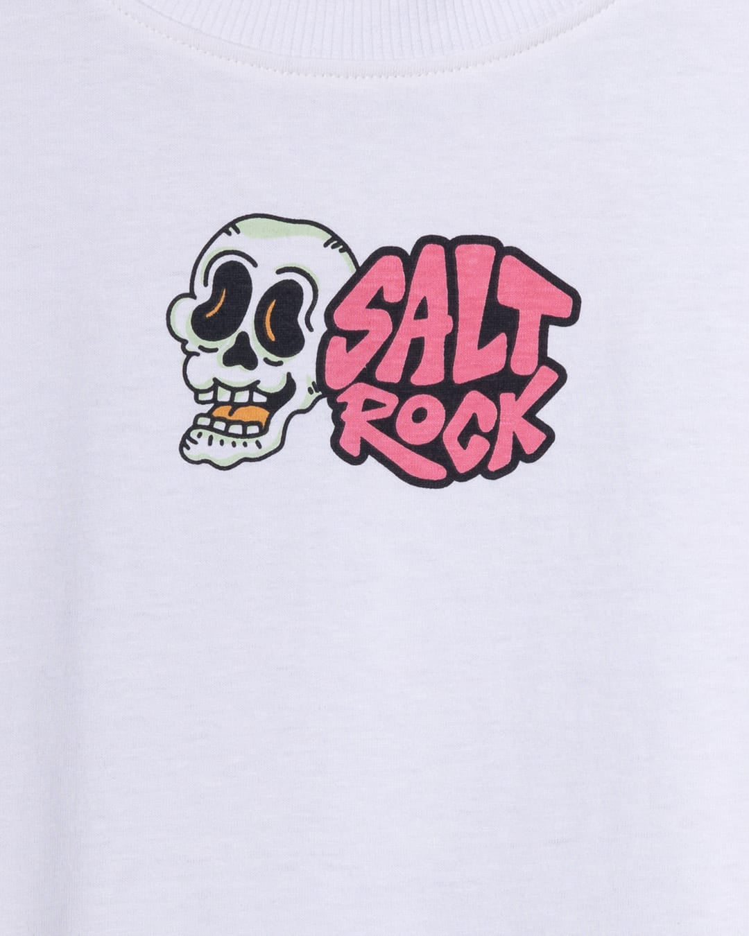 Lush Waves Kids Short Sleeve T-Shirt in White