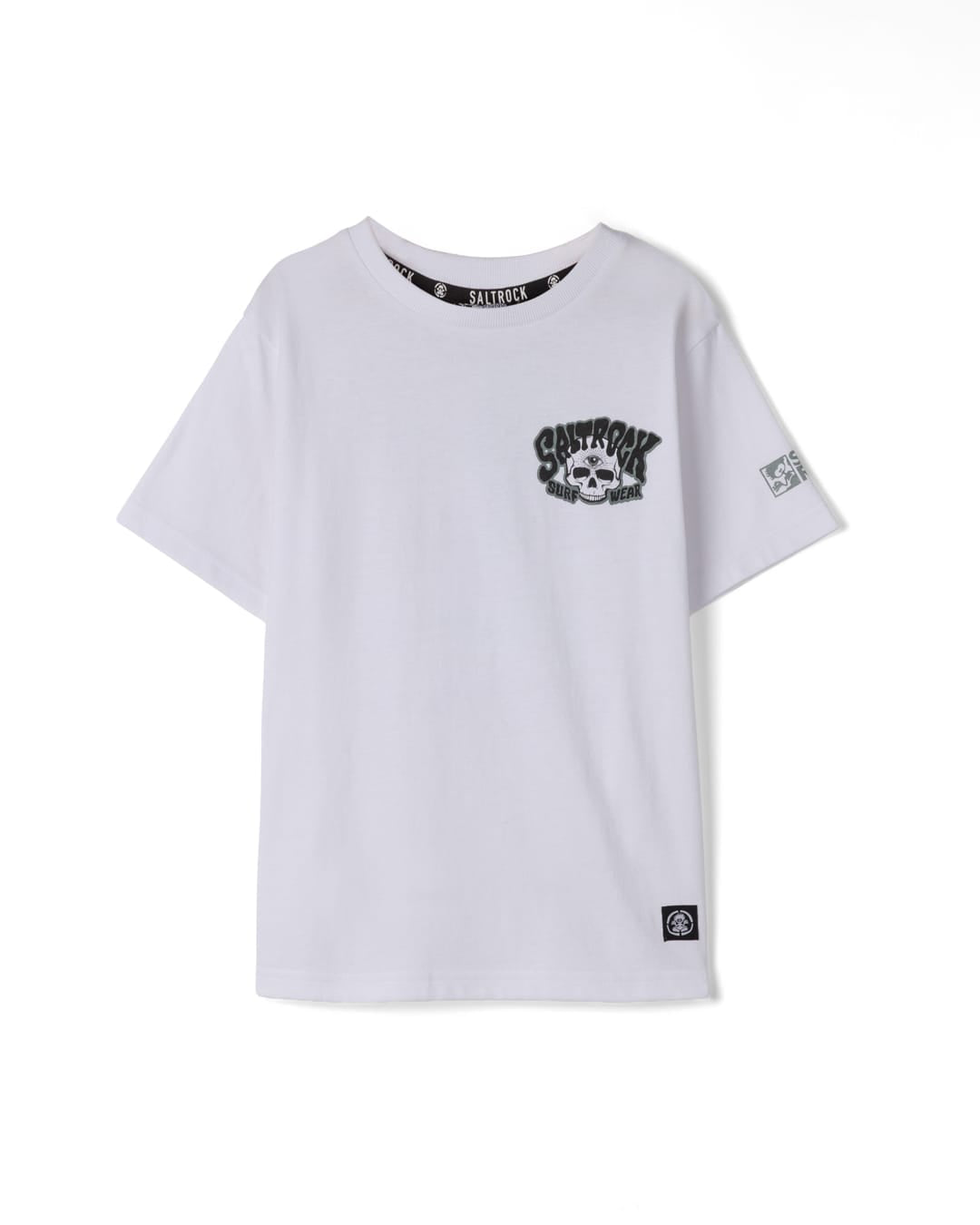 Tiger Trio Kids Classic Short Sleeve T-Shirt In White