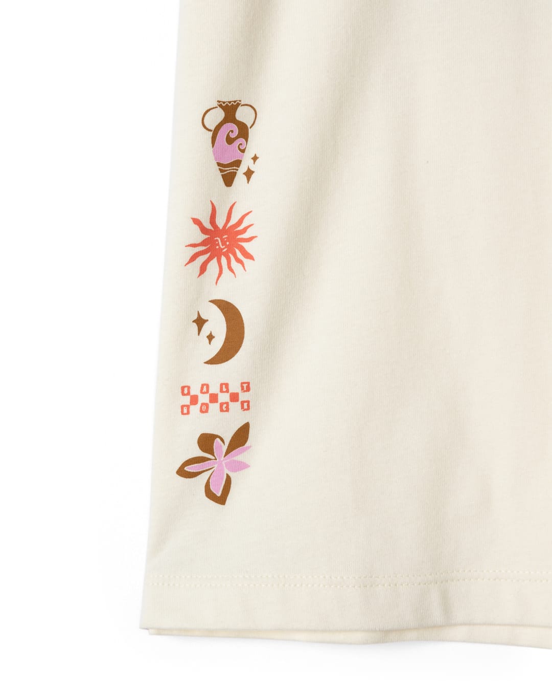 Aria Kids Oversized T-Shirt in Cream