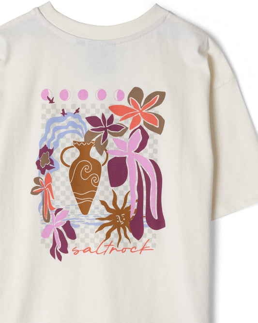Aria Kids Oversized T-Shirt in Cream