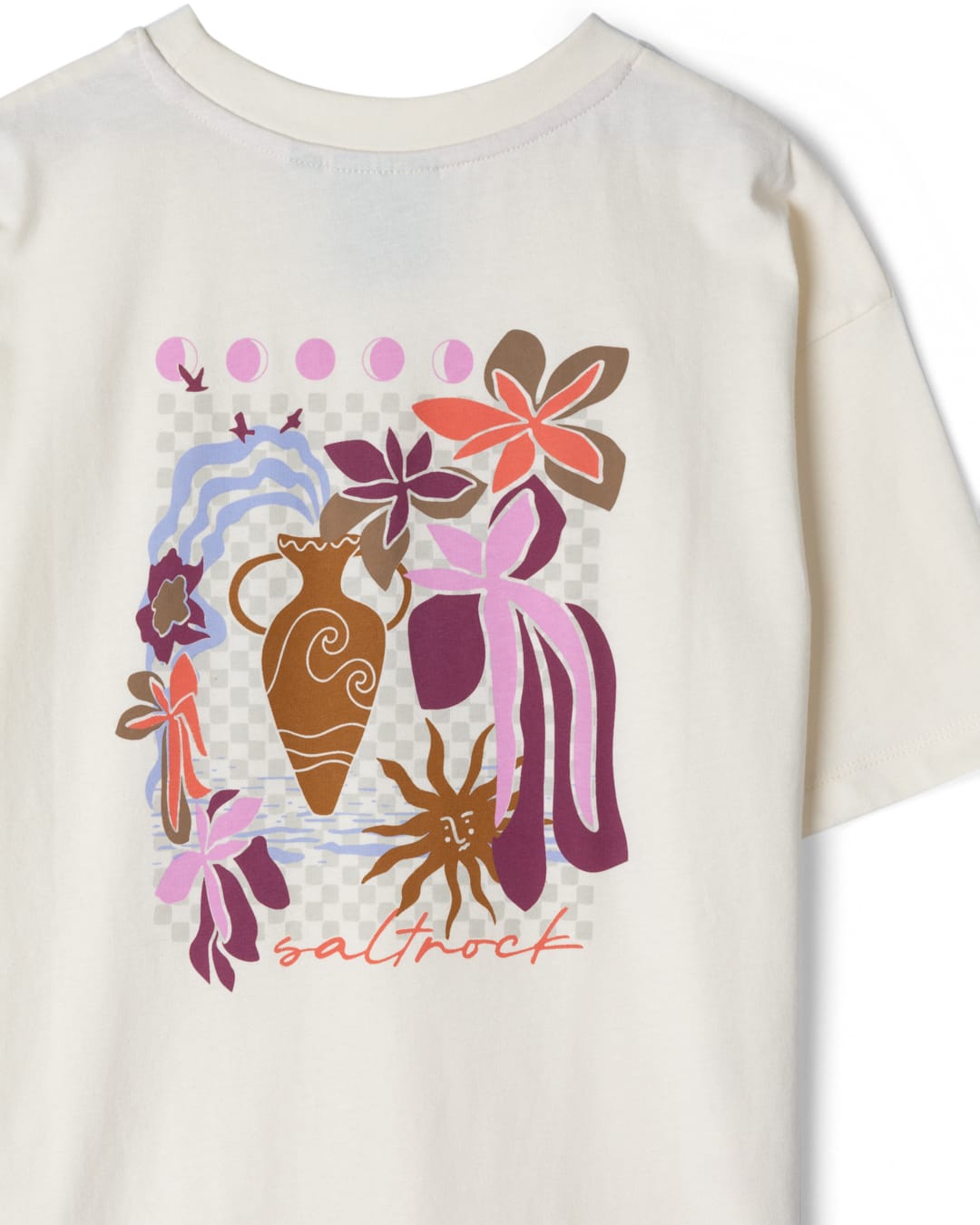 Aria Kids Oversized T-Shirt in Cream