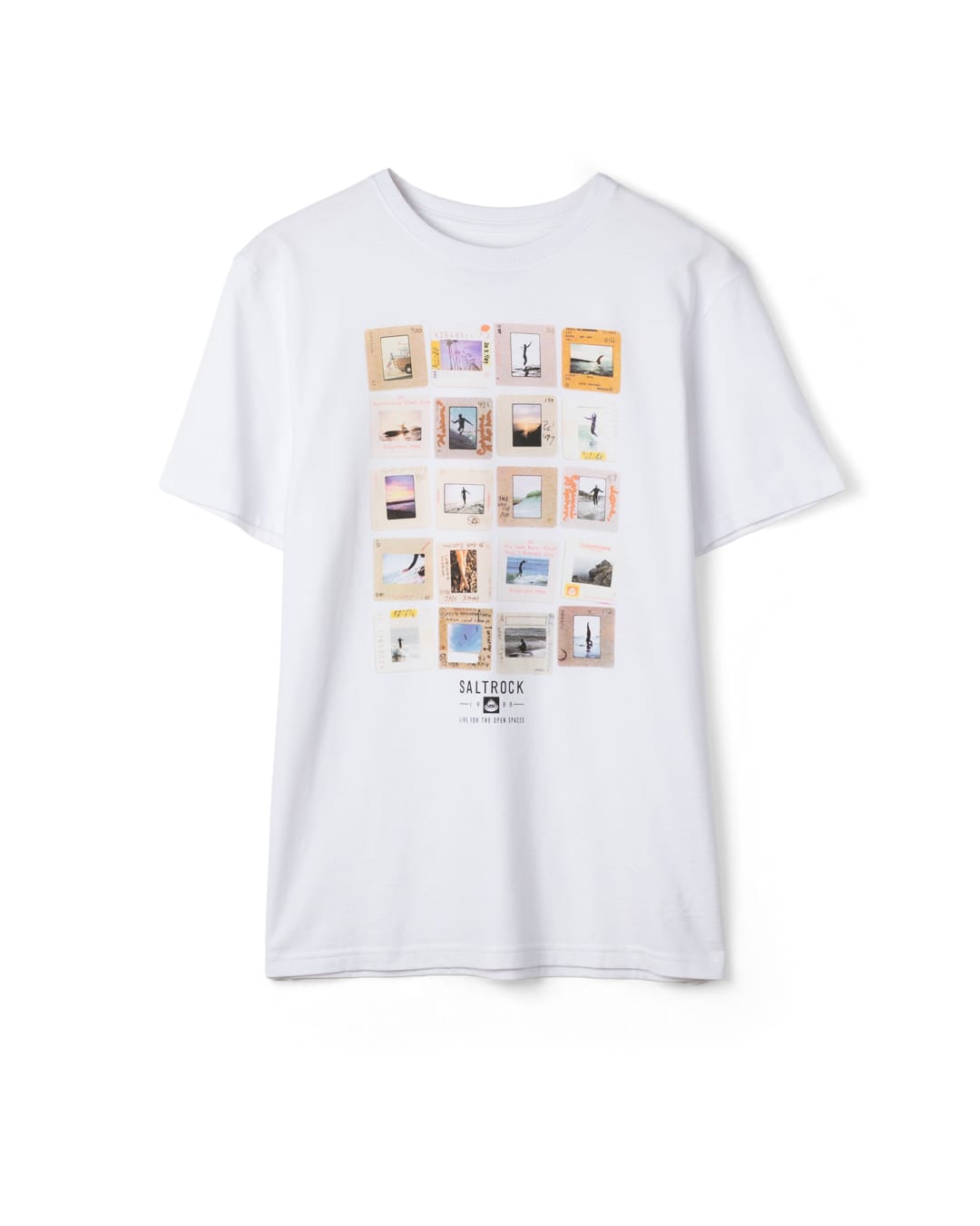 Glide 'N' Slide Mens Short Sleeve Tee in White