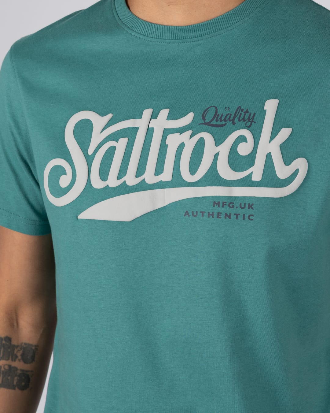 Rise Mens Short Sleeve Tee in Dark Teal