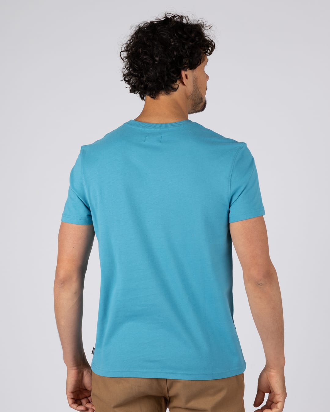 Endless Tie Dye Mens Short Sleeve Tee in Bright Blue