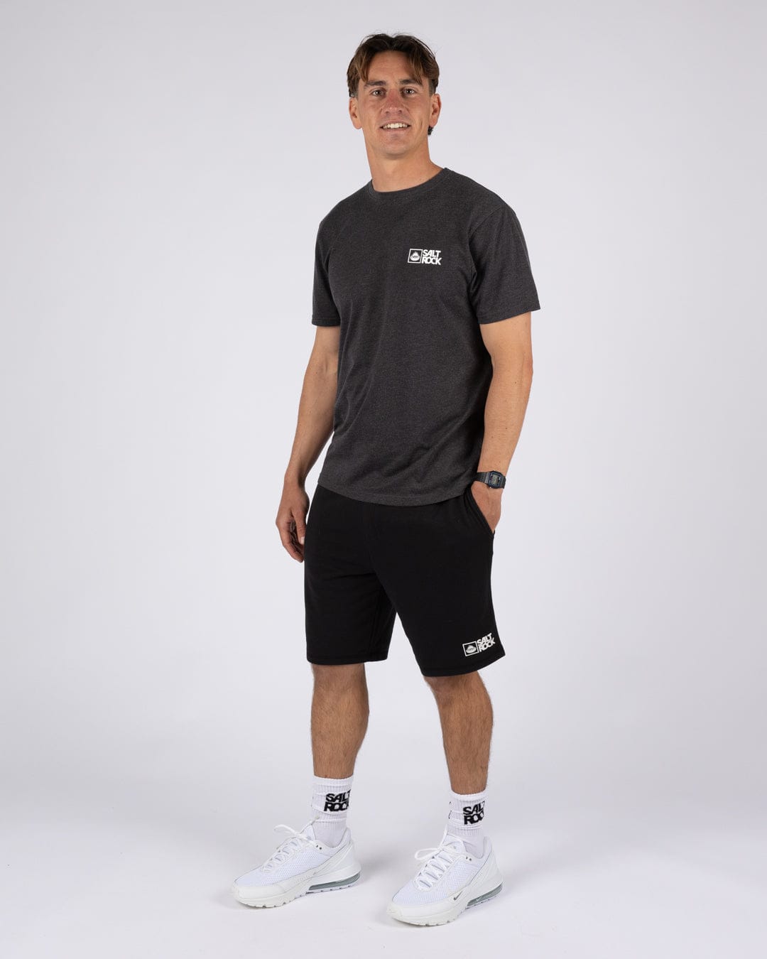 Saltrock Original - Mens Short Sleeve T-Shirt - Dark Grey