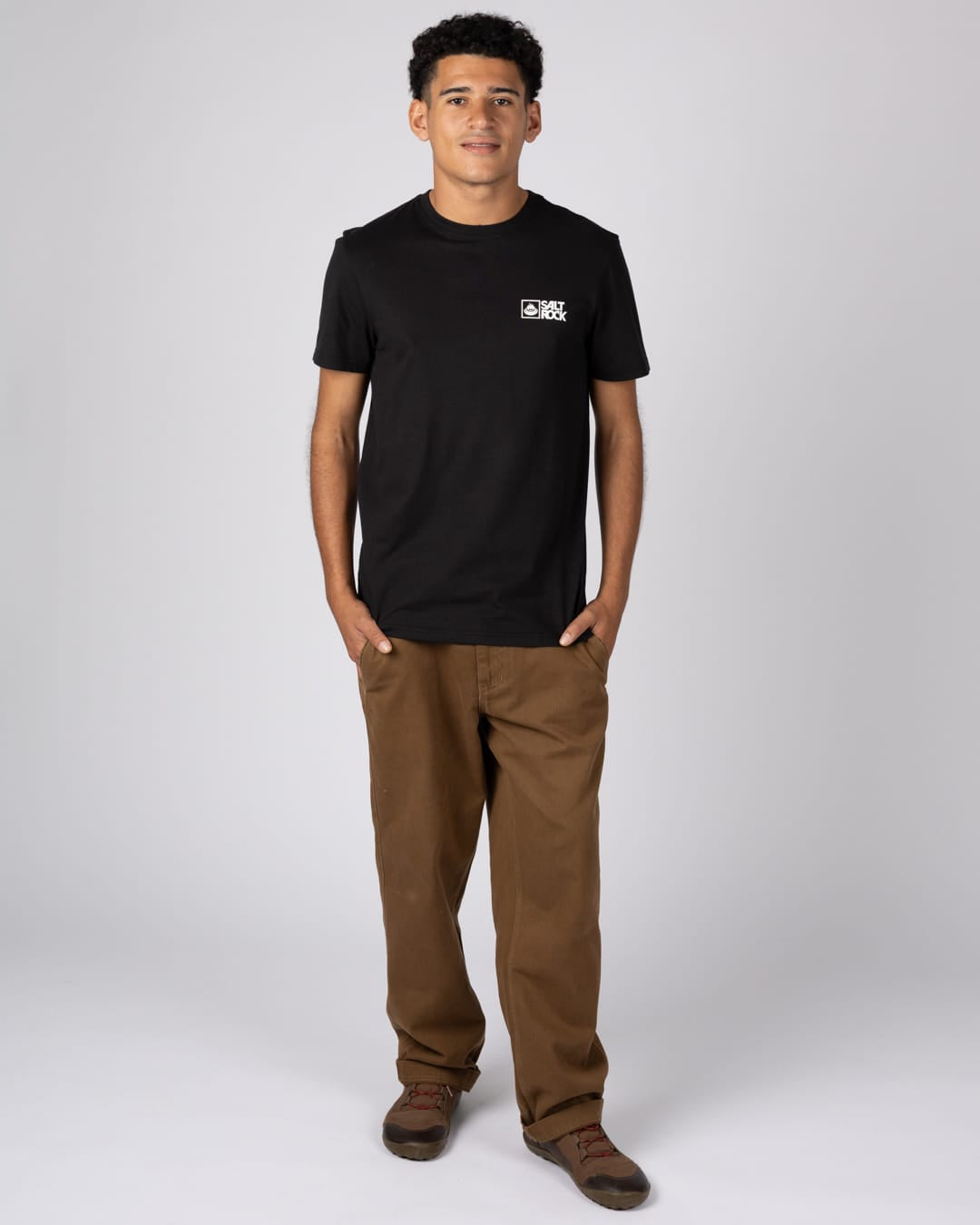 Essential Mens Short Sleeve T-Shirt in Black