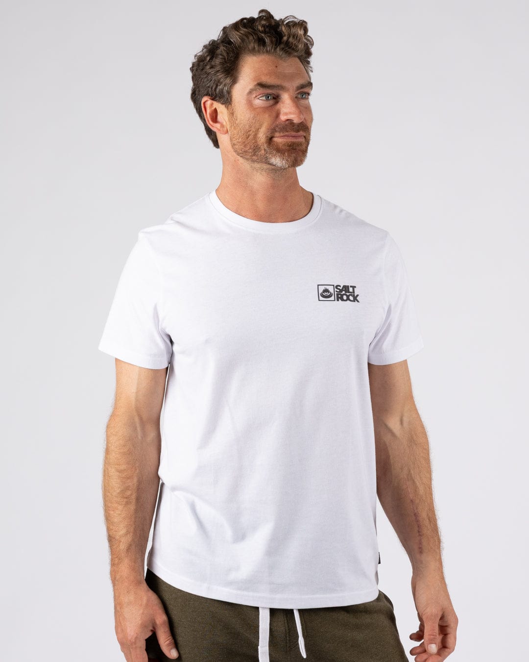 Saltrock Original - Mens Short Sleeve T-Shirt - White