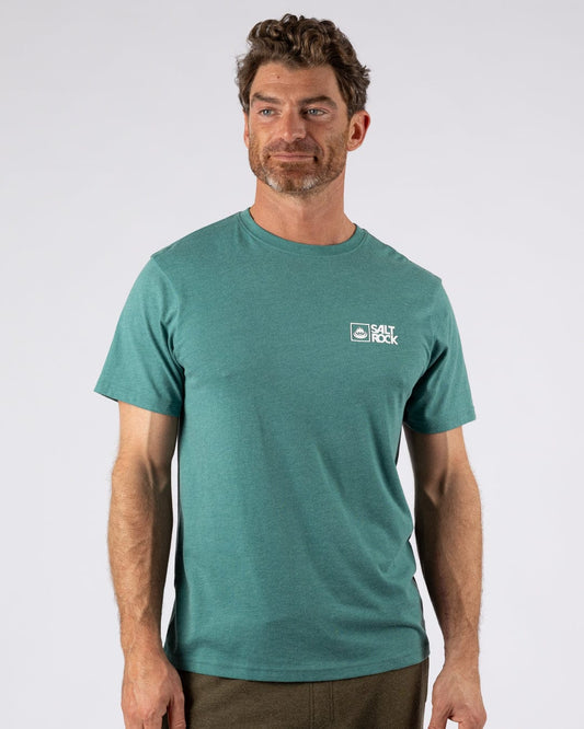 Saltrock Original - Mens Short Sleeve T-Shirt - Dark Green