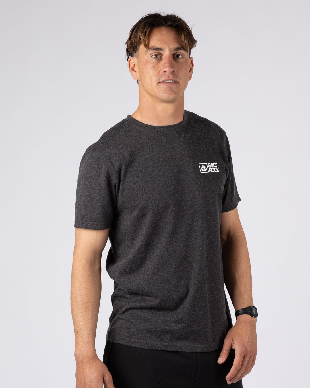 Saltrock Original - Mens Short Sleeve T-Shirt - Dark Grey