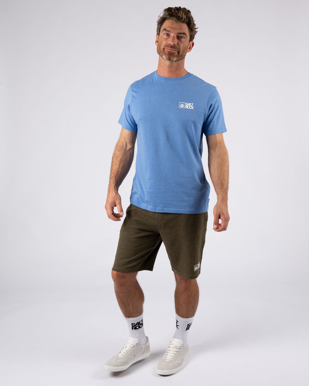Saltrock Original - Mens Short Sleeve T-Shirt - Bright Blue