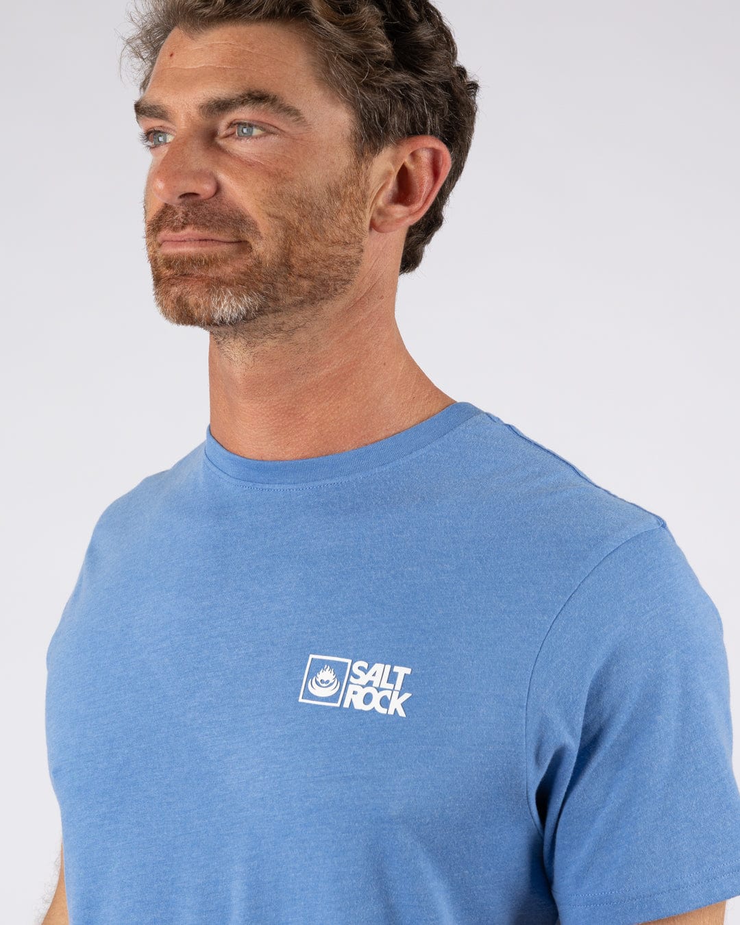 Saltrock Original - Mens Short Sleeve T-Shirt - Bright Blue
