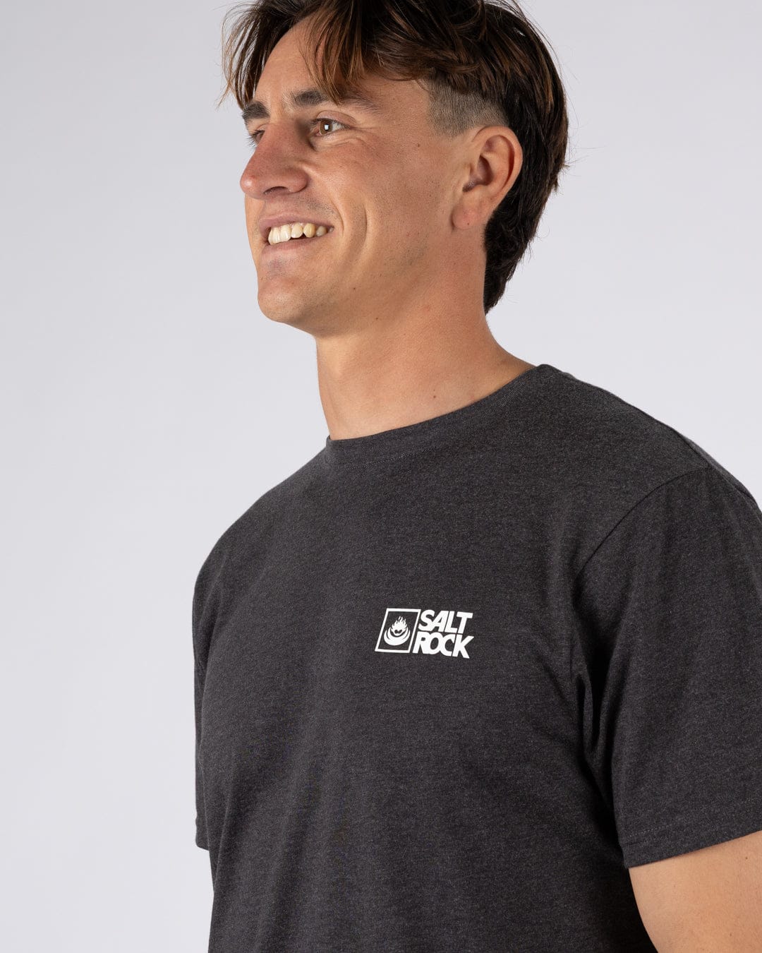 Saltrock Original - Mens Short Sleeve T-Shirt - Dark Grey