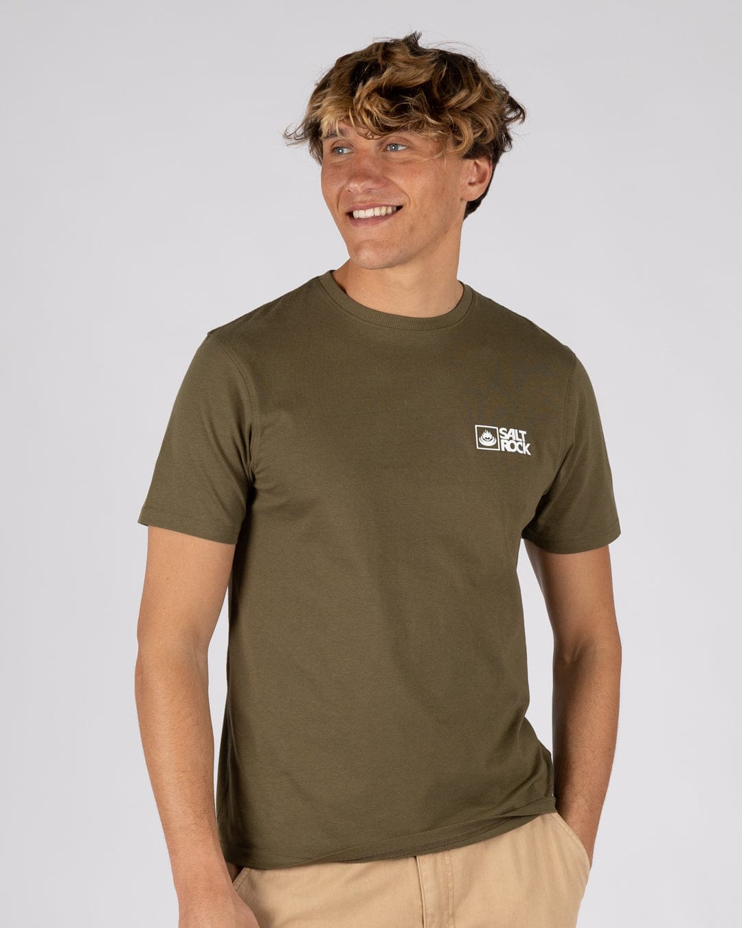 Saltrock Original - Mens Short Sleeve T-Shirt - Green
