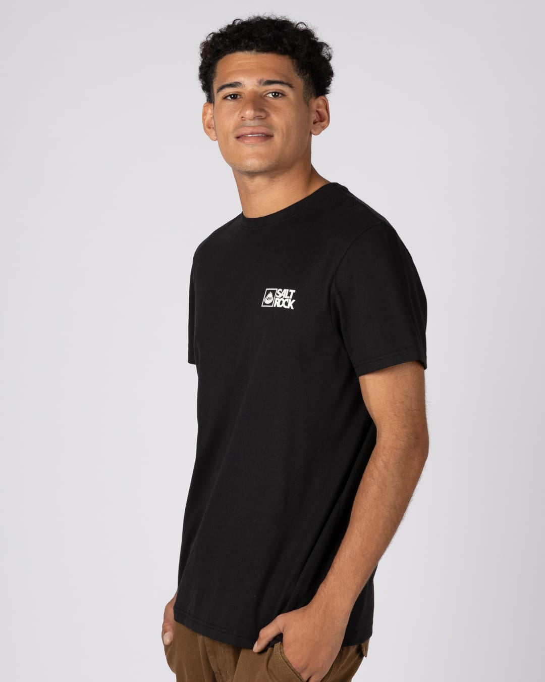Essential Mens Short Sleeve T-Shirt in Black
