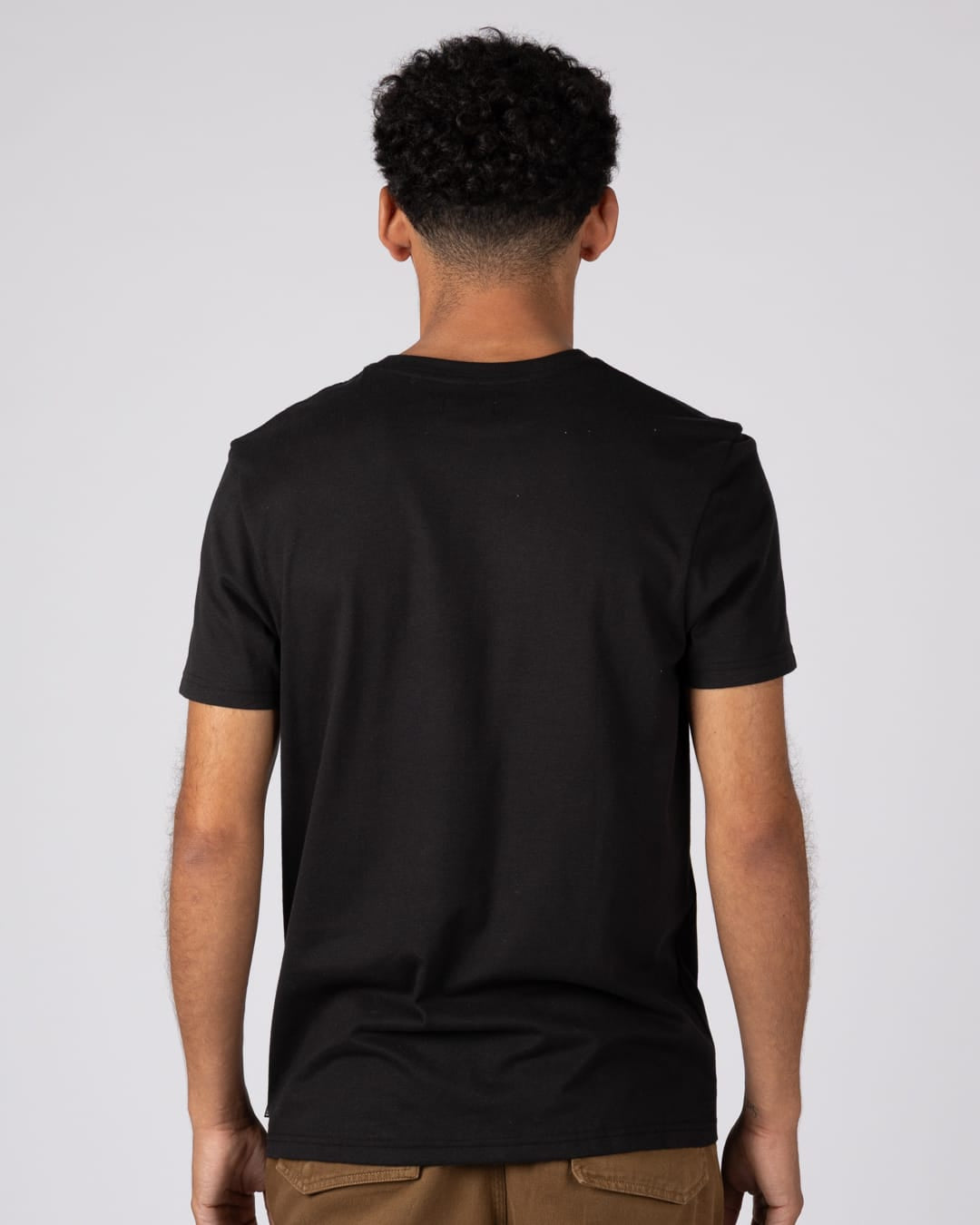 Essential Mens Short Sleeve T-Shirt in Black