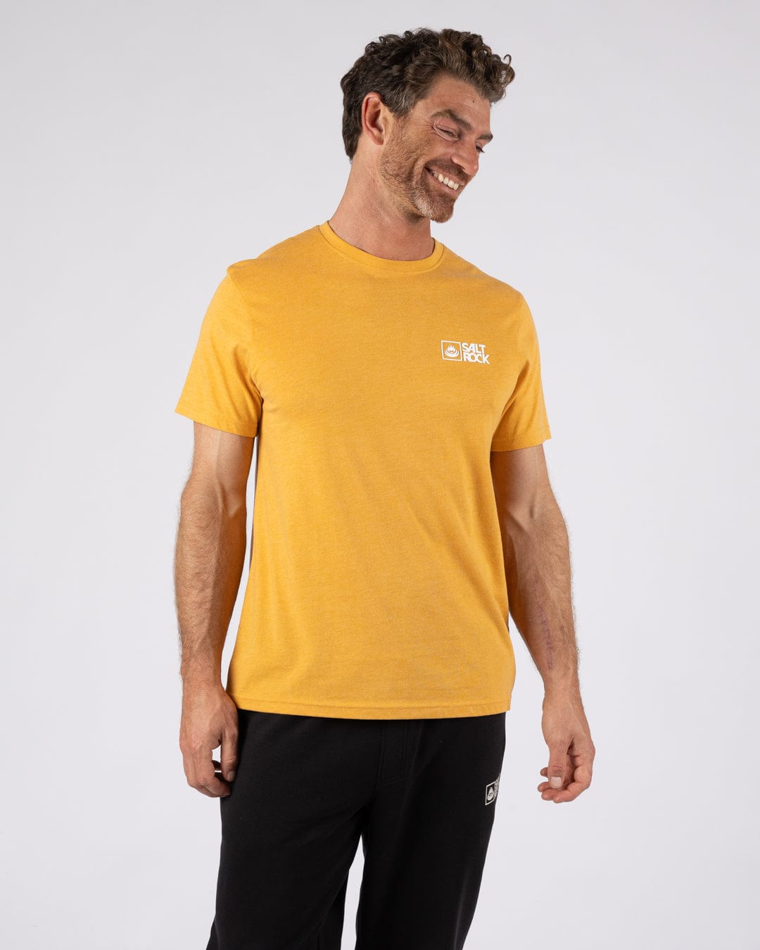 Saltrock Original - Mens Short Sleeve T-Shirt - Yellow