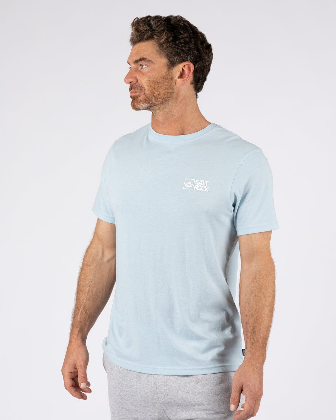 Saltrock Original - Mens Short Sleeve T-Shirt - Light Blue