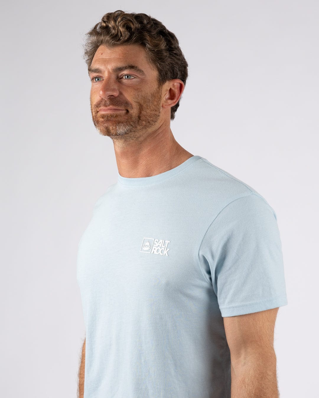 Saltrock Original - Mens Short Sleeve T-Shirt - Light Blue