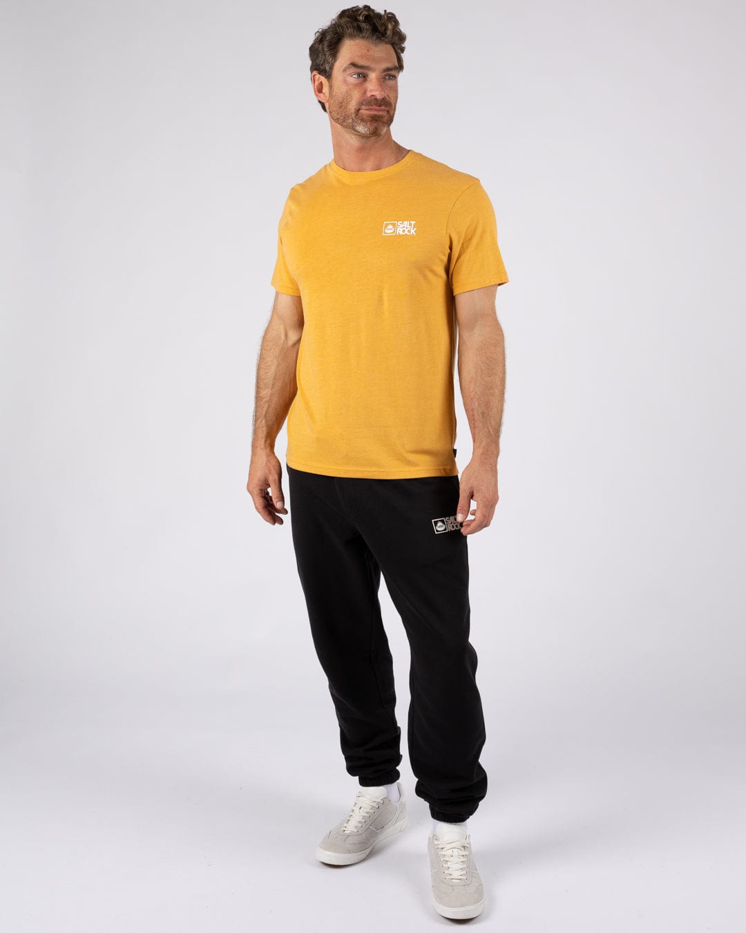 Saltrock Original - Mens Short Sleeve T-Shirt - Yellow