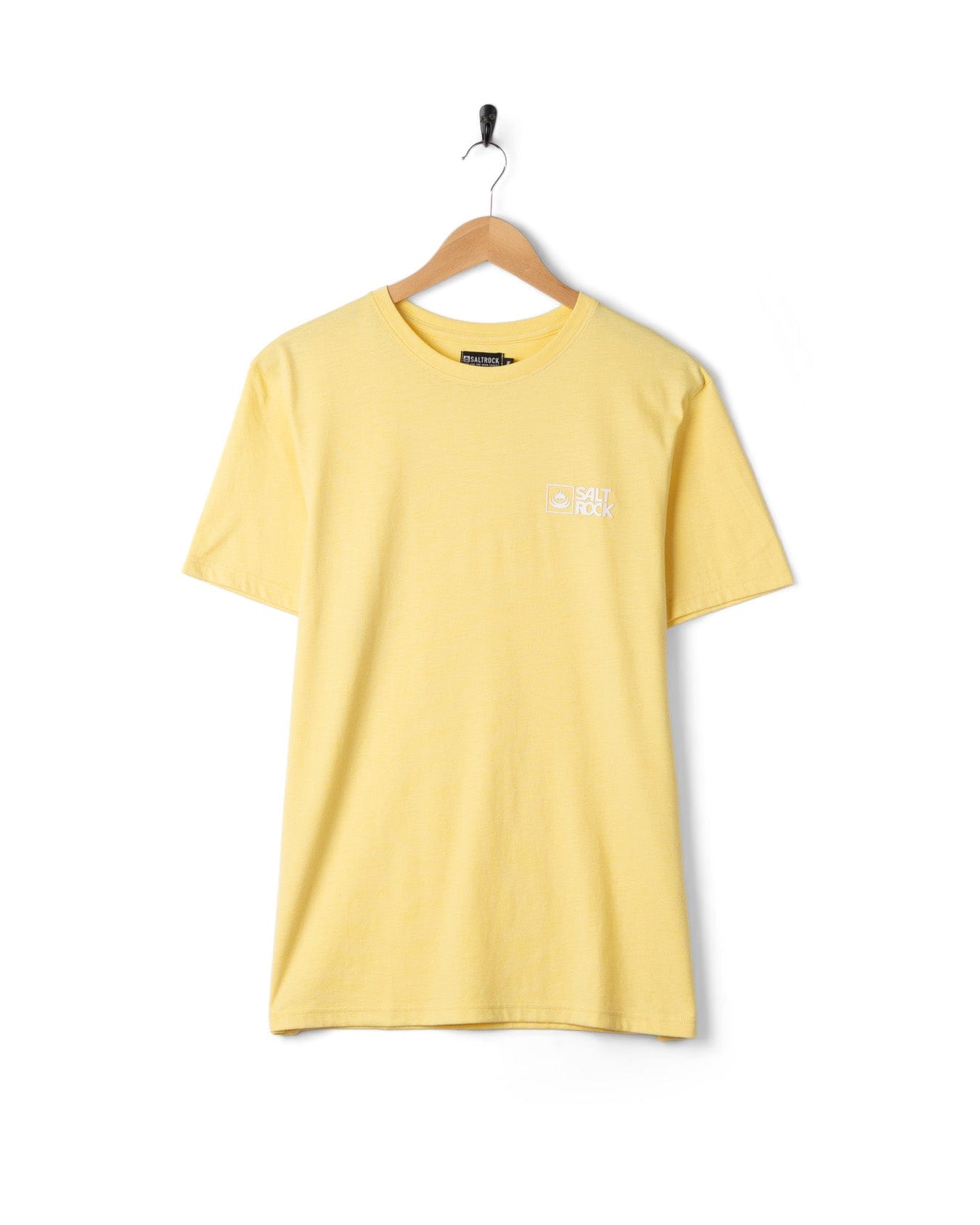 Saltrock Original - Mens Short Sleeve T-Shirt - Light Yellow
