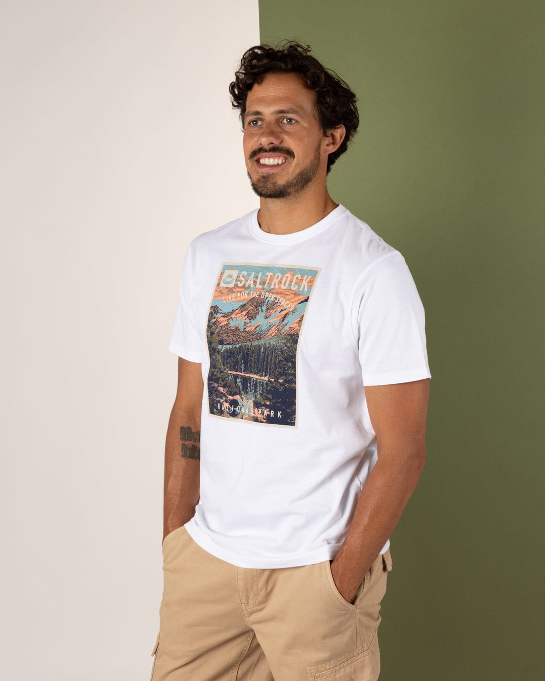 National Park - Mens Short Sleeve T-Shirt - White