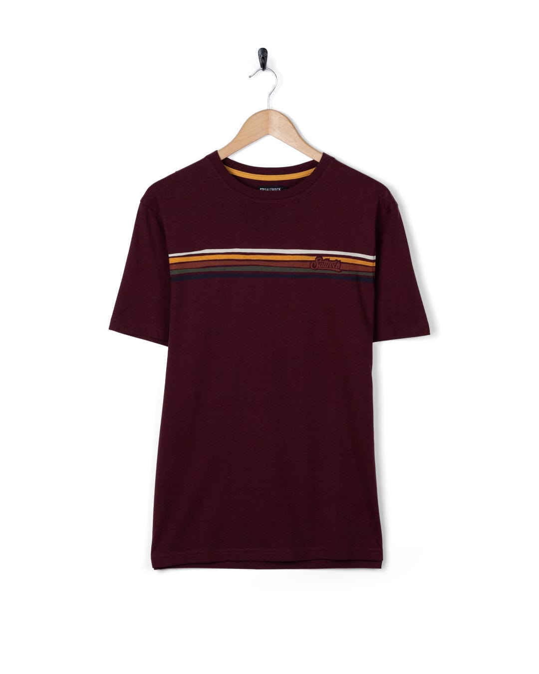 Torn Stripe - S/S Tee - DARK PURPLE