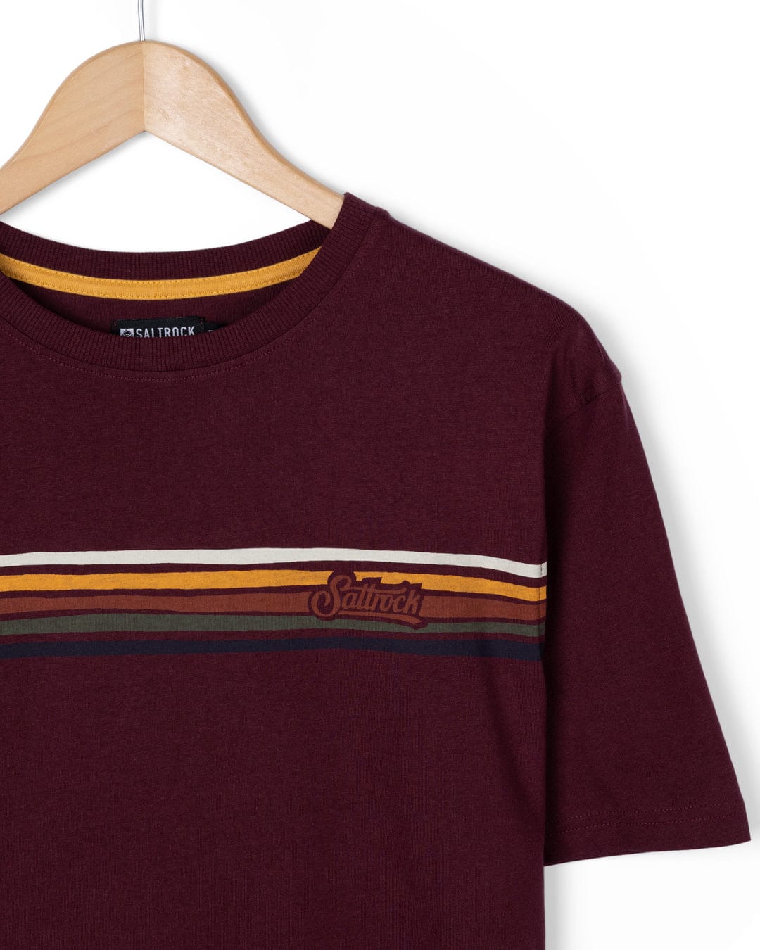Torn Stripe - S/S Tee - DARK PURPLE