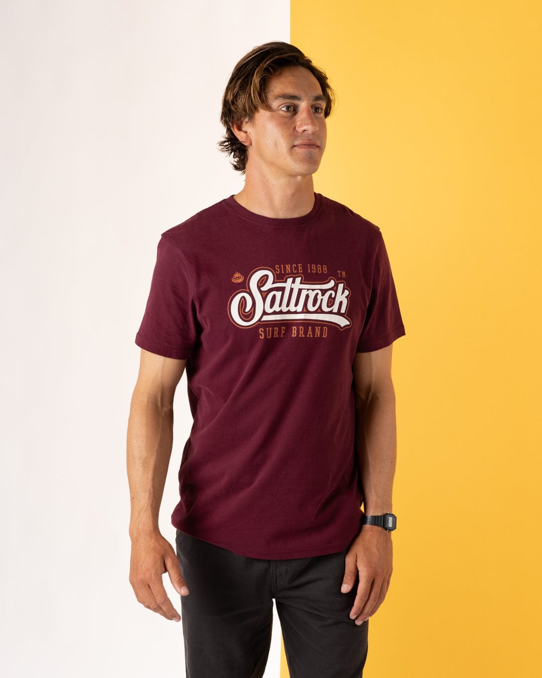 Pitcher - Mens Short Sleeve T-Shirt -Dark Purple