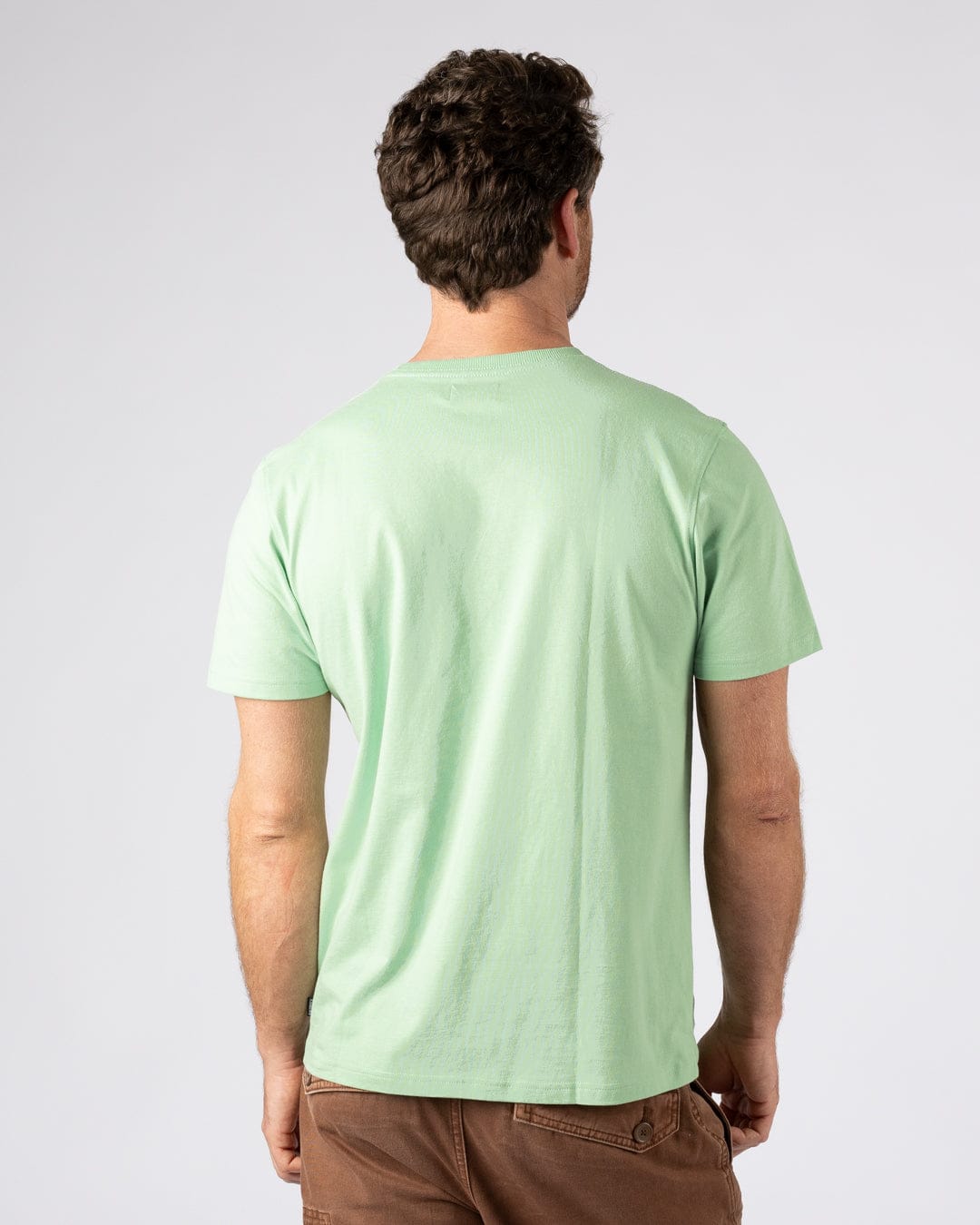 Heritage Shield - Mens Short Sleeve T-Shirt - Light Green