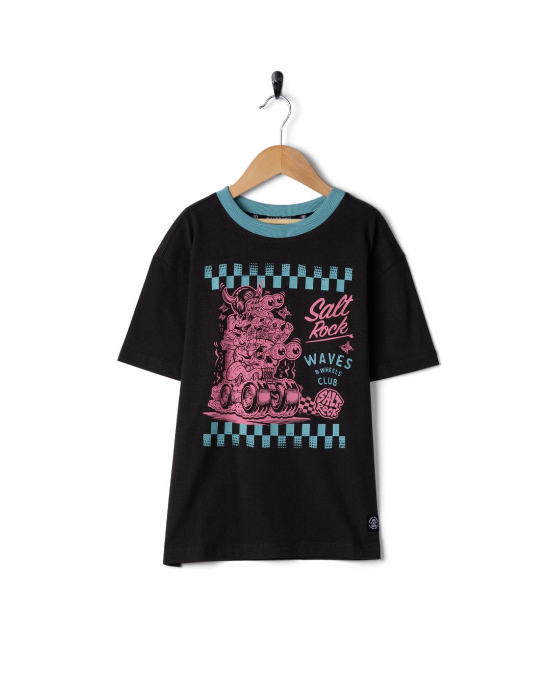 Creep Club Kids Short Sleeve T-Shirt in Dark Grey