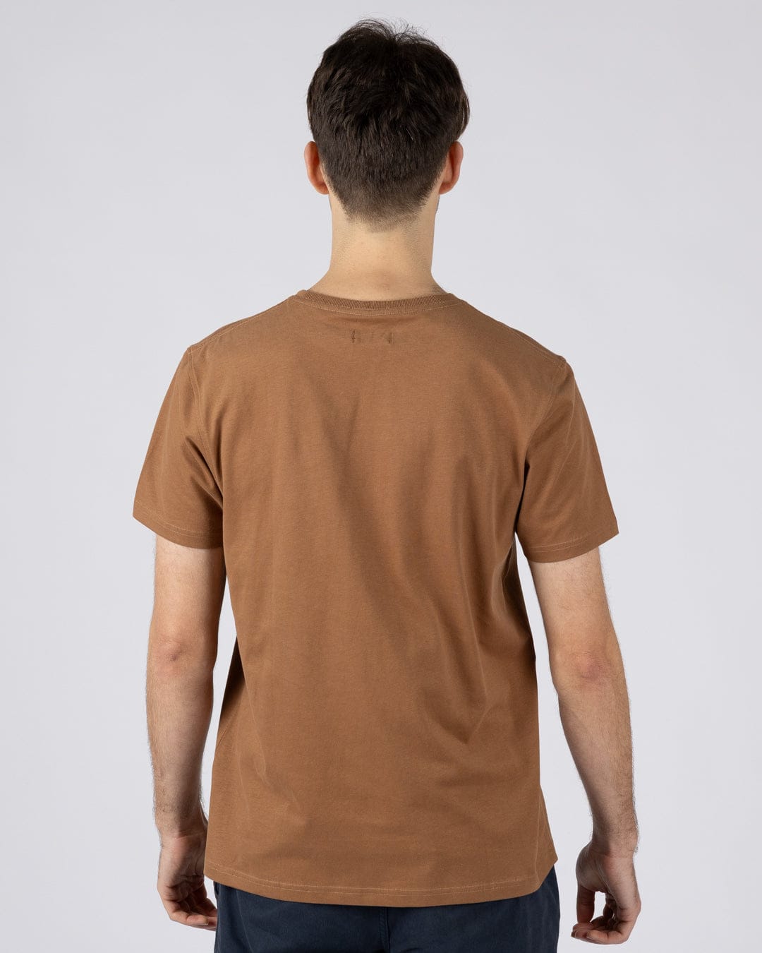 Trail Bus - Mens Short Sleeve T-Shirt - Brown