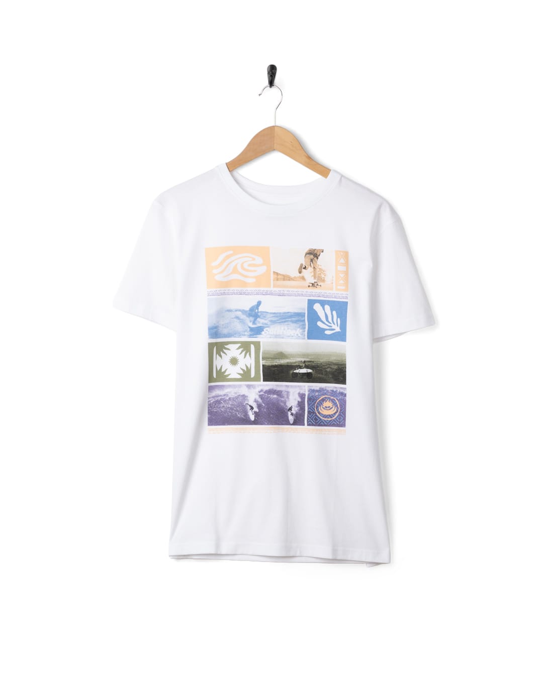 Beach Break Mens Short Sleeve T-Shirt in White
